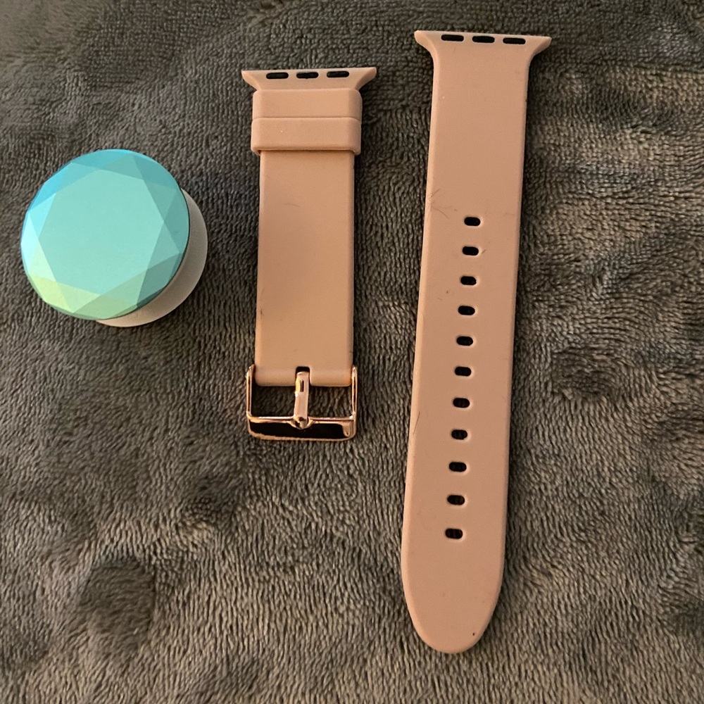 Unused Popsocket and Apple Watch Strap